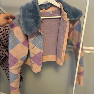 Hill House heddy Cardigan - fur included